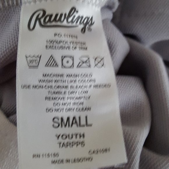 Rawlings Pull-Up Baseball Pants-Youth Small **PRE-OWNED- READ** - Picture 5 of 14